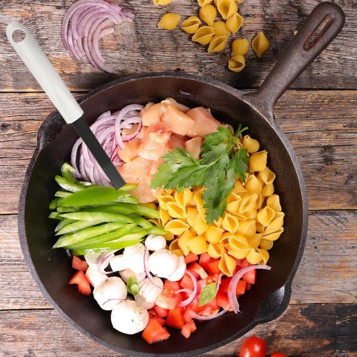 Сервировочная ложка 32 см, черно-белая Arcadalina Fackelmann