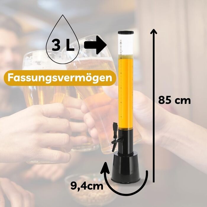 Диспенсер для напитков с краном и крепежным блоком 2 шт 3 л HLKauf