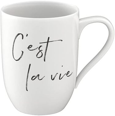 39aime 11,5x8x10,5cm, weie Porzellan Tasse 280ml (C&39est la vie), 39aime 11,5x8x10,5cm, weie Porzellan Tasse 280ml (C&39est la vie)