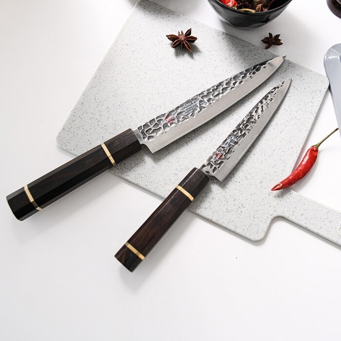 Гастрономический нож Fissman KENSEI BOKUDEN 18 см сталь AUS-8 (2555)