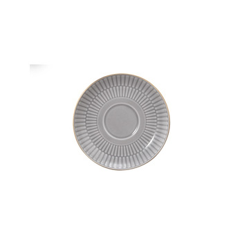 Блюдце комбинированное 12 см, розовое с золотистым ободком Amina Silbergrau Goldrand Seltmann Weiden