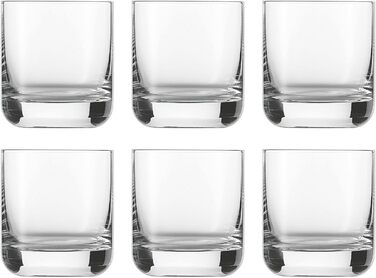 Пивная кружка SCHOTT ZWIESEL Convention 0,2 л (набор из 6 шт.), простой пивной бокал для пилзнера, хрустальные бокалы Tritan, которые можно мыть в посудомоечной машине, Сделано в Германии (арт. No 175500) (бокал для виски - 0,285 л, одинарный)