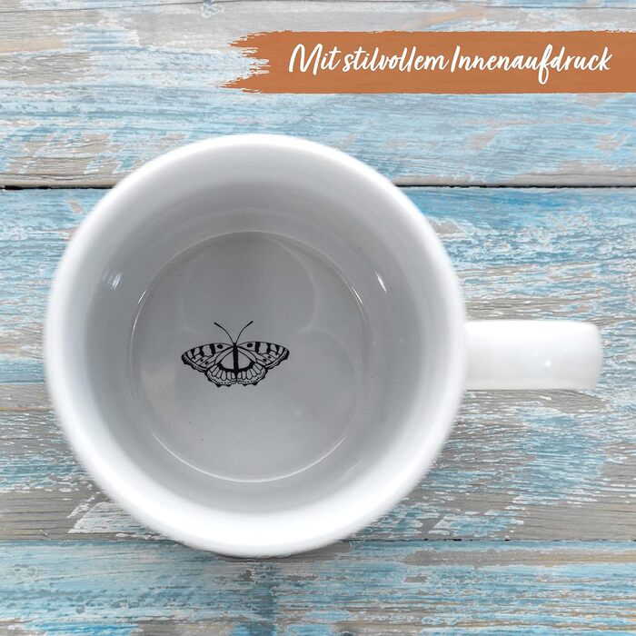 Керамічна кружка з корковою підставкою 270 мл Papierdrachen