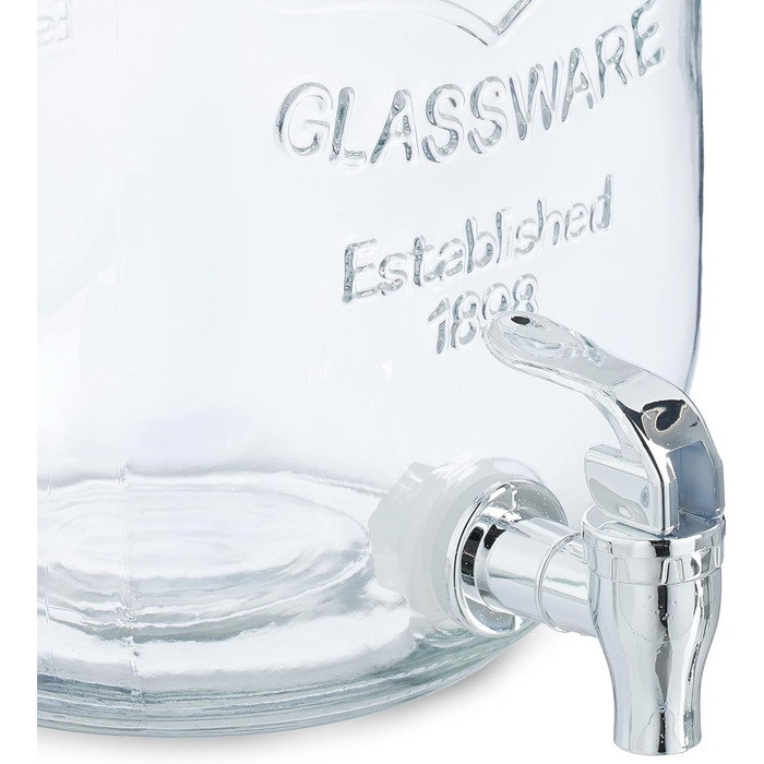 Диспенсер для напоїв з краном 4 л Relaxdays