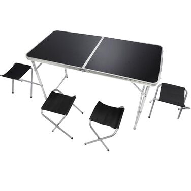 Розкладний кемпінговий набір чорний GOODS+GADGETS