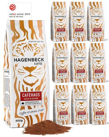 Кава - Кав&39ярня - Смажена кава - Мелені кавові зерна - 250 г - 100 арабіка - Ароматна - Традиційна кавова суміш (Кав&39ярня, 500 г (10 шт.))