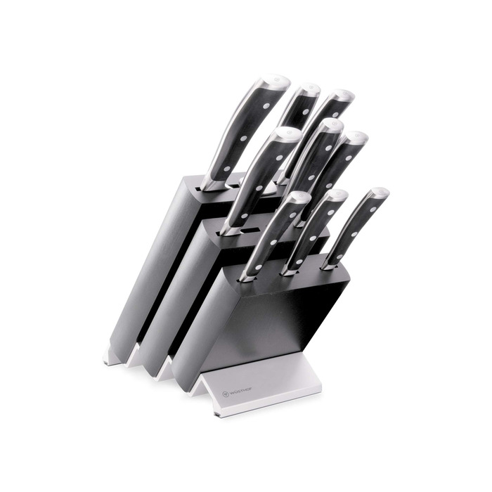 Набор ножей WSTHOF Classic Ikon, 9 предметов (черный)
