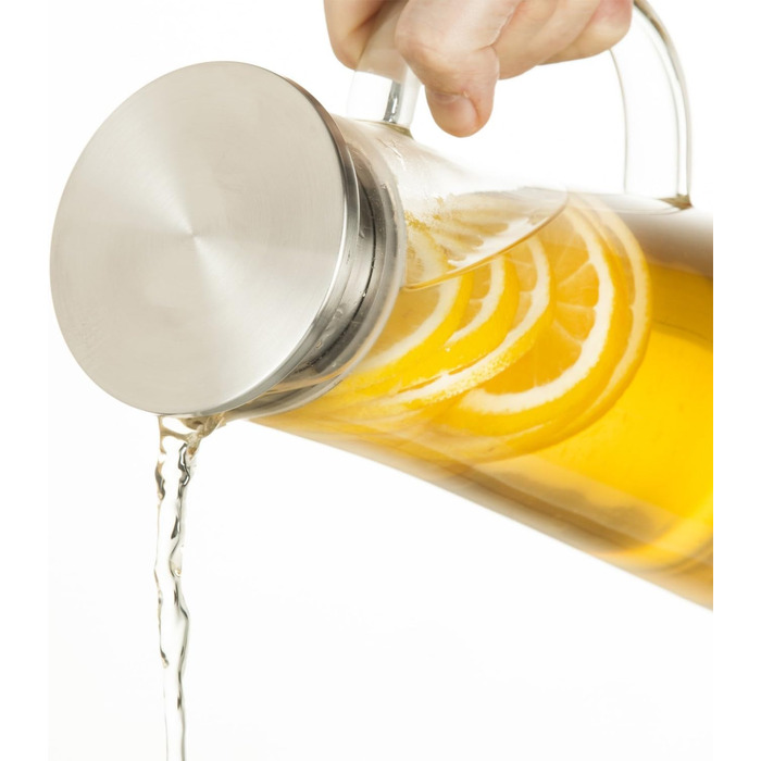 Стеклянный кувшин с фильтром и крышкой 1,5л Dimono