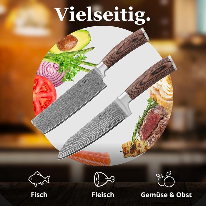 Набор кухонных ножей 2 шт Wakoli