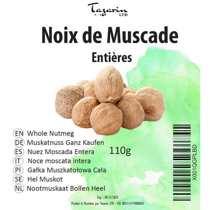 Цельный мускатный орех 110 г Tazarin LTD