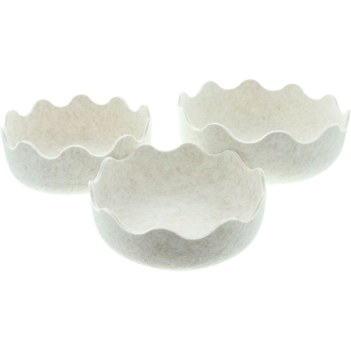 Миска из фетра 3 шт "Пасхальное яйцо" Dekoleidenschaft