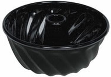 Форма для выпечки Bundt 24, ФОРМЫ ДЛЯ ВЫПЕЧКИ CLASSIC, диаметр 24 см, высота 13,7 см, обем 3 литра, эмаль, черный, индукционный, 0632-022