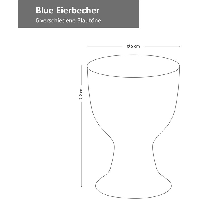 Набір підставок для яєць 6 предметів MamboCat