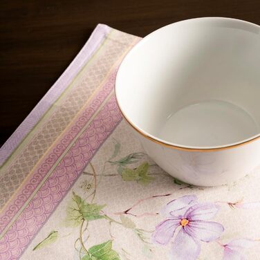 Бавовняні килимки для серветок, набір з 4 шт. , декоративні килимки для серветок, пасхальні килимки, що миються, для свят, вечерь, весни, літа (33 см x 48 см) (лавандовий), 39Hermine 100