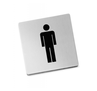 Табличка на двері - Чоловічий туалет Indici Zack