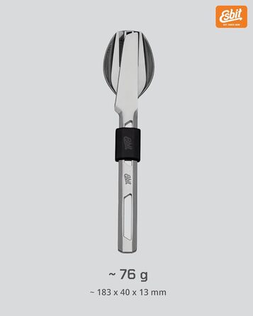 Набор столовых приборов для кемпинга из нержавеющей стали Esbit