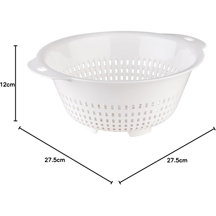 Друшляк-сито 27,5 см білий APS