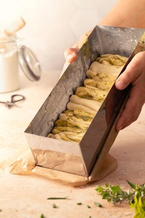 Форма для тостів з нержавіючої сталі з роздільником 30 x 10 x 9 см Lares