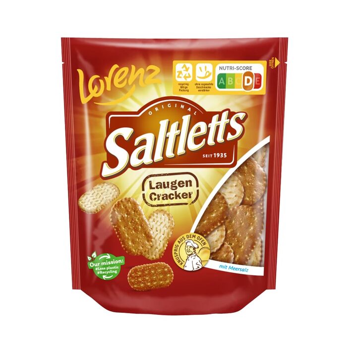 Крекер Salletts Laugencracker, 12 упаковок по 150 г Lorenz