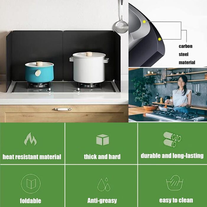 Захист від бризок для варильної поверхні 45 х 40 см RIFWOVE