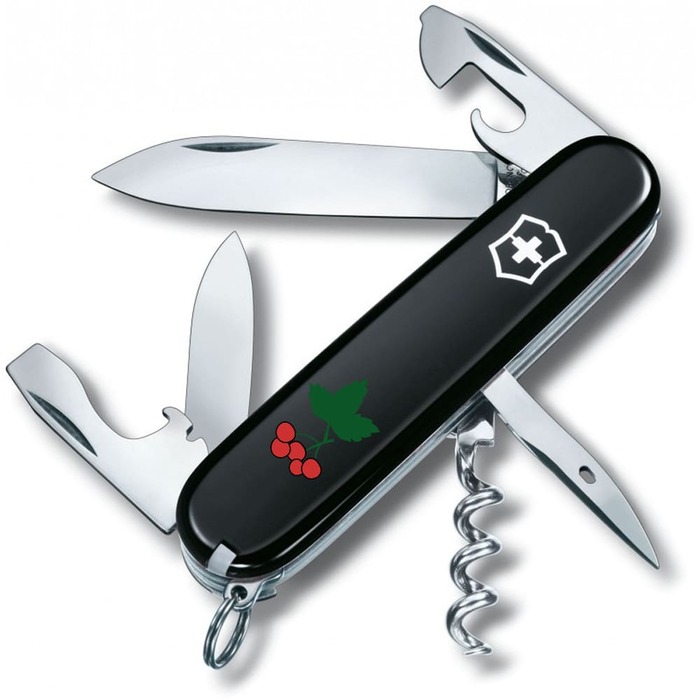 Ніж Victorinox Spartan Ukraine 91мм/12функ/чорн /Калина