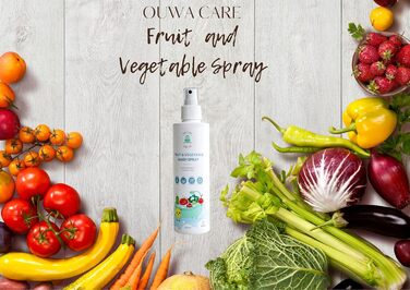 Натуральний спрей для миття овочів та фруктів без фосфатів 250 мл OliveBird