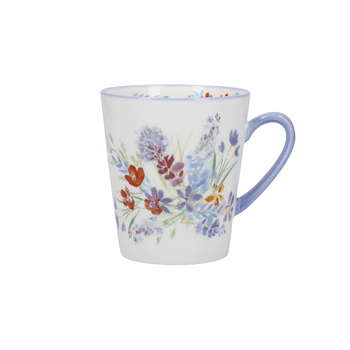 Кухоль для чаю London Pottery VISCRI MEADOW, кераміка, слонова кістка/васильковий синій, 300 мл