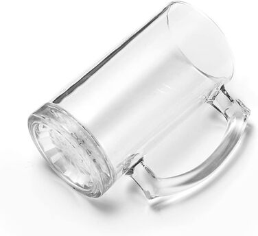 Набір скляних пивних кухлів 4 шт 473 мл TUSAPAM