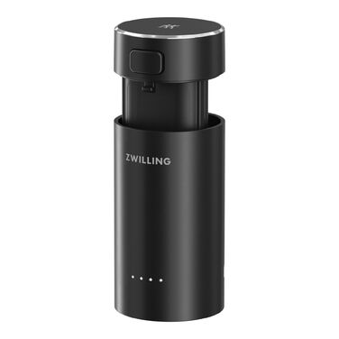 Стартовий набір бездротового ручного блендера із зарядною станцією та подрібнювачем, 5 предметів, чорний Zwilling