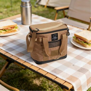 Термосумка для путешествий коричневая Fxzqgnh