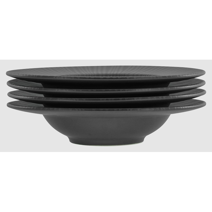 Набор из 4 керамических тарелок для пасты 27 см, Vesuvio Creatable