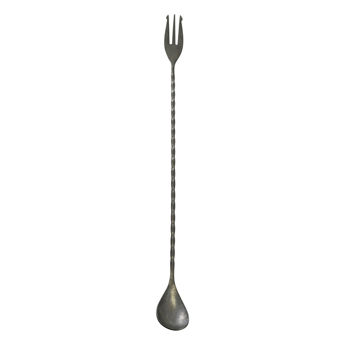 Барна ложка з вилкою, 32 см, Vintage Steel, GenWare РОЗПРОДАЖ!