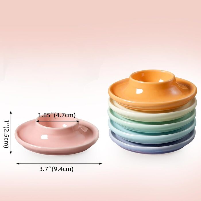 Керамічні підставки для яєць 6 шт Cinf