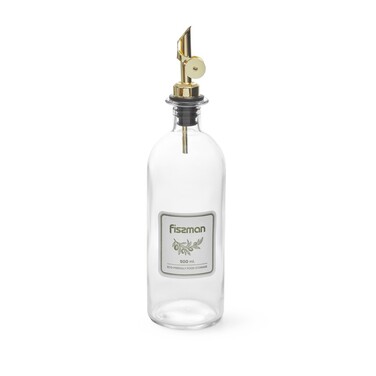 Пляшка для олії та оцту Fissman 500 мл скло (6001)