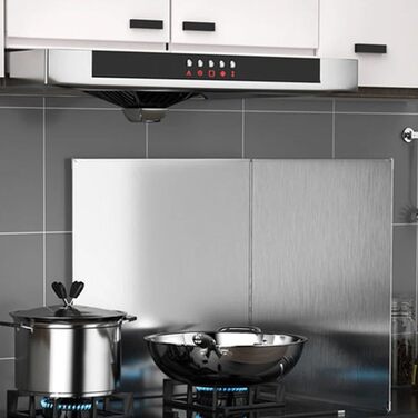 Скляний кухонний фартух бризкозахисний екран 40 х 40 см Feegow