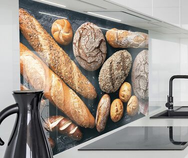 Кухонный фартук со стеклянным видом 280 х 58 см timalo