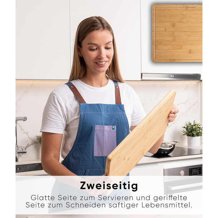 Набір обробних дощок із натурального бамбука 3 шт Deco haus