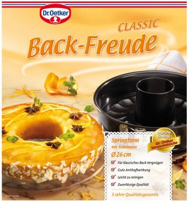 Форма для выпечки кексов со съемным дном Ø 26 см Back - Freude Classic Dr. Oetker