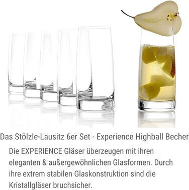 Склянка для води 0,36 л, набір 6 предметів, Experience Stölzle Lausitz