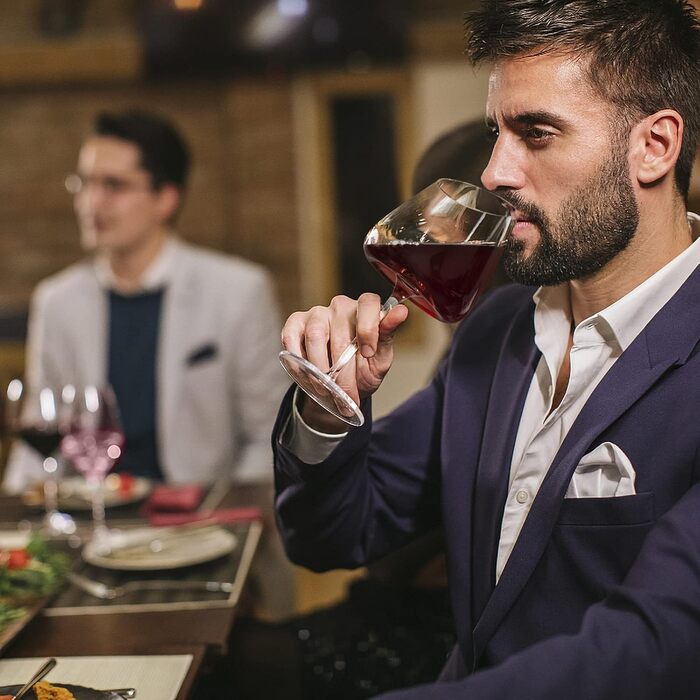 Набор из 4 элегантных бокалов для красного и белого вина 400 мл IMPAGEL