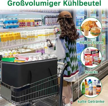 Велика термосумка 30 л чорна DSDCDJ