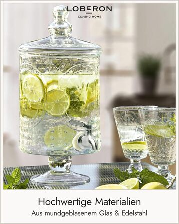 Диспенсер для напоїв 2,5 л Loberon