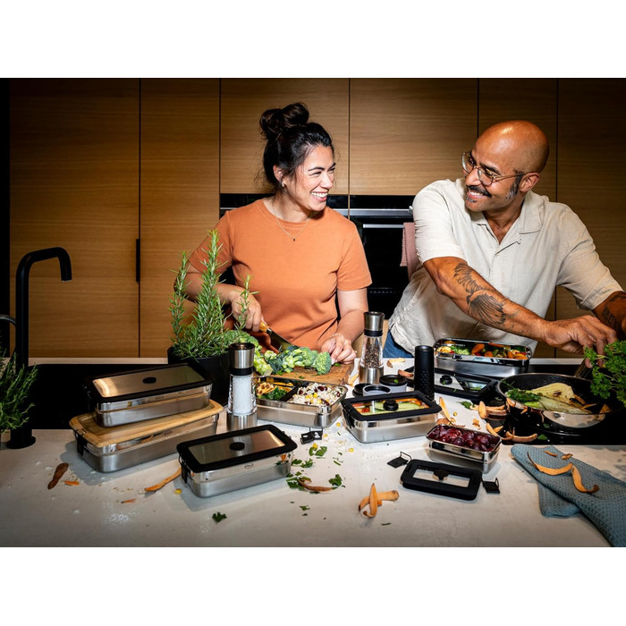 Набор из 2 шейкеров для соли и перца с силиконовым держателем FLEXX 2GO Rosle