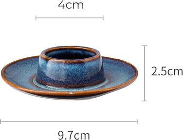 Порцелянові підставки для яєць 4 шт Bluweet