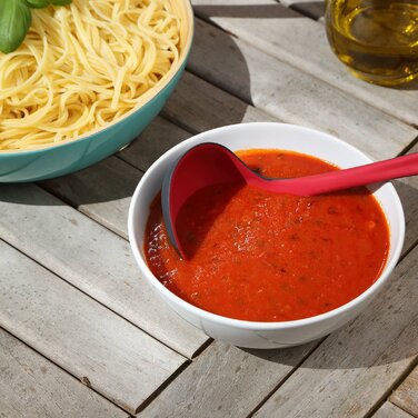 Набір силіконового кухонного приладдя, 5 предметів, червоний/сірий Levivo