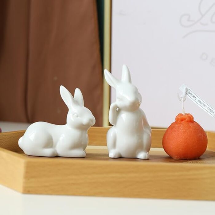 Стильна декоративна фігурка у вигляді кролика 3 шт GISELA D