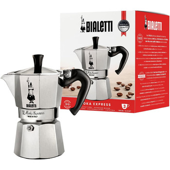 Кофеварка гейзерная 130 мл на 3 чашки Moka Express Bialetti
