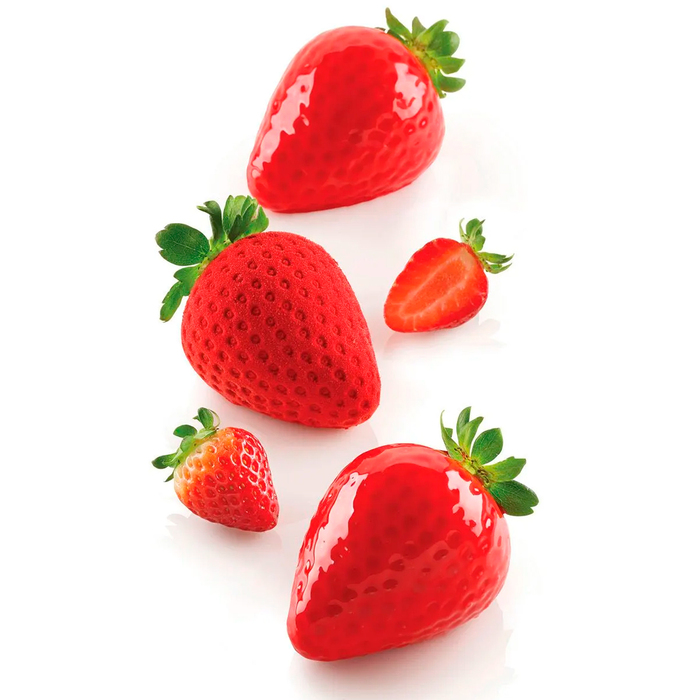 FRAGOLA 120 Форма силіконова 60 X 77 H 54 mm + підставка, 120 ml X 5 шт ( 2 форми + підставка)