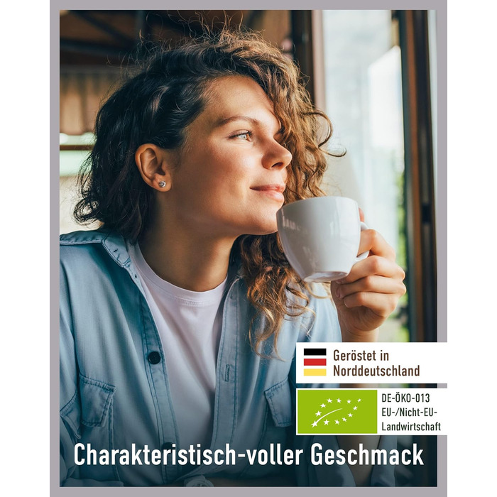 Кава - Кав&39ярня - Смажена кава - Мелені кавові зерна - 250 г - 100 арабіка - Ароматна - Традиційна кавова суміш (Органічна чиста культура, 250 г (6 упаковок))