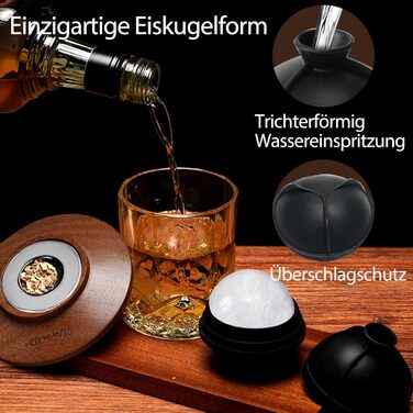 Набор для копчения виски с факелом 6 вкусов ASOVNIS